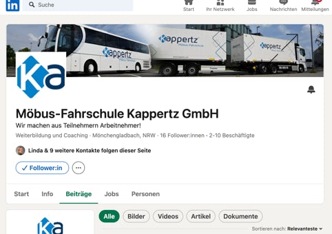 Social Media Grafik-Erstellung für Möbus-Fahrschule Kappertz GmbH 