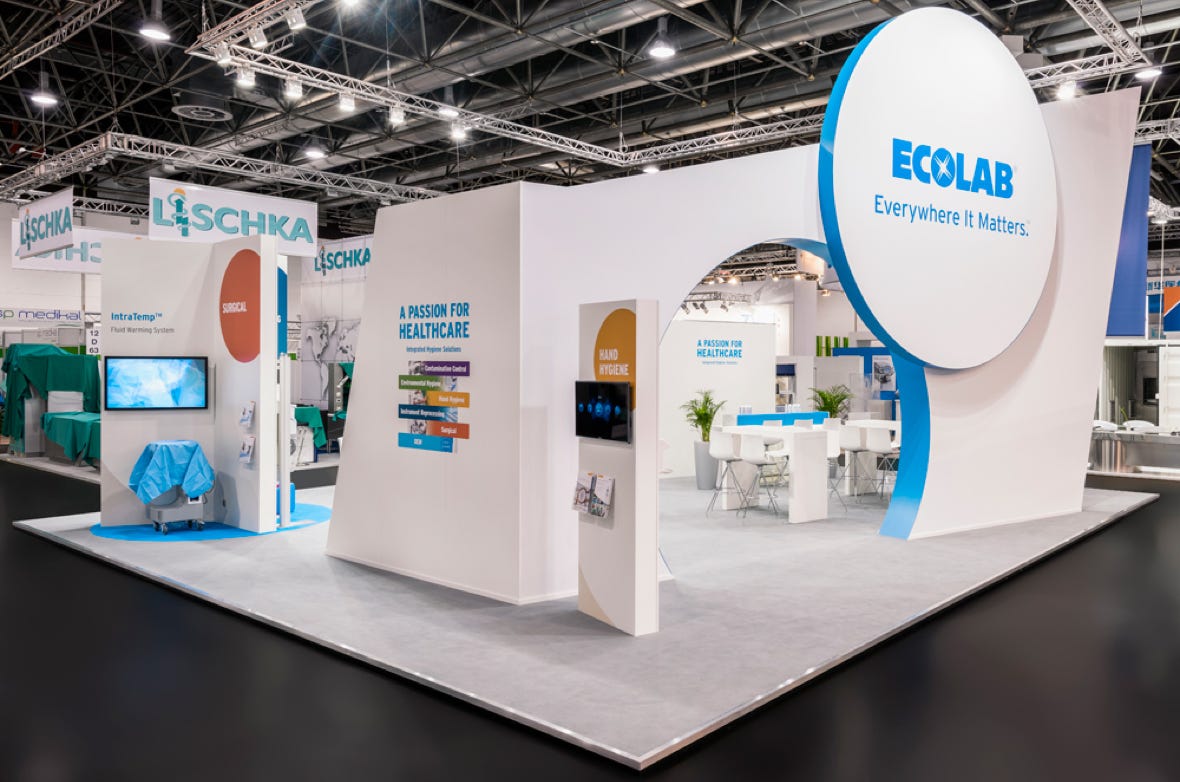 Ecolab Healthcare Messestand auf der MEDICA