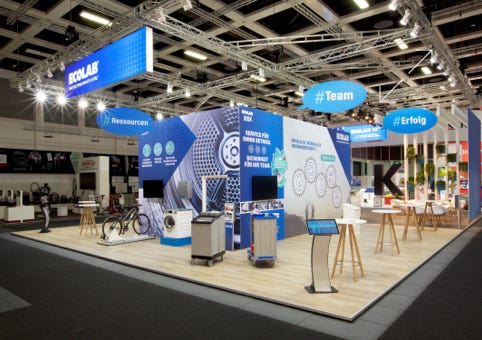 Messesatnd-Design CMS, Berlin für Ecolab Deutschland GmbH Institional