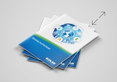 Produktkatalog Ecolab Institutional erstellt durch massin und ich Werbeagentur, Viersen