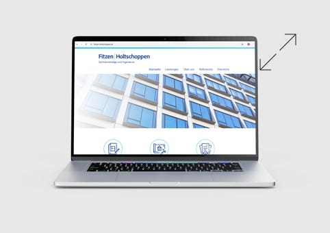 Website-Erstellung für Fitzen Holtschoppen – Sachverständige und Ingenieure, Mönchengladbach Viersen